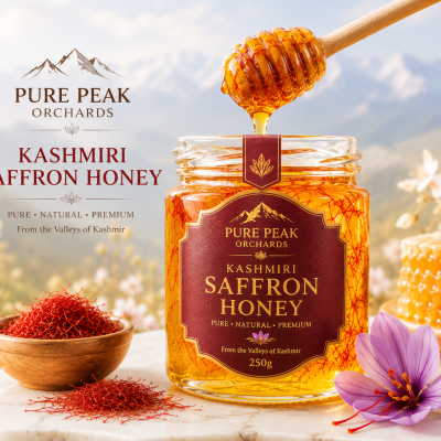 Kashmiri Saffron Honey